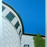 Wellman Hall , UC Berkeley , 36 x 48 inches ,  acrylic paint on canvas, $650.